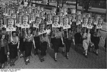 Day of Young Girls, Berlin, 1951, Cult of Stalin, East Germany