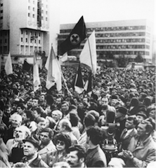 Perestroika, glasnost, Gorbachev, demonstration, Ukraine