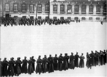 Bloody Sunday massacre, 9 January 1905, 1905 Revolution, St Petersburg, Palace Square