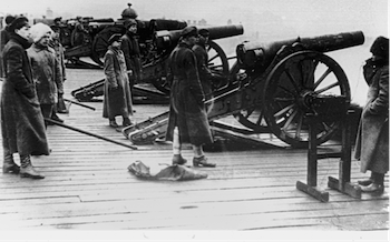 Russian Civil War, Kronstadt Mutiny, bombardment, 7 March 1921