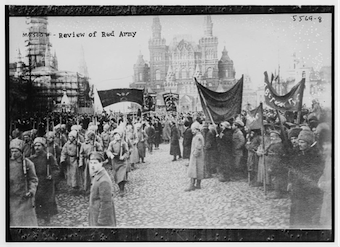 Red Army, Russian Civil War, Red Square, Moscow 1918